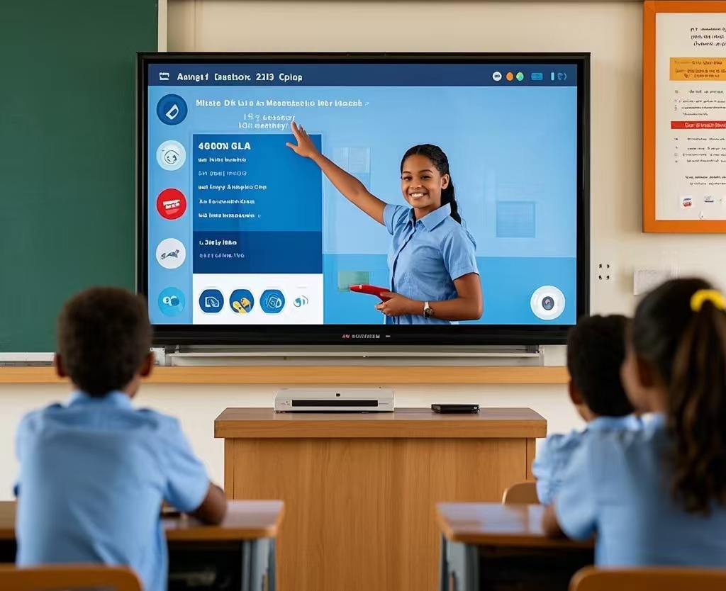 Teaching application of smart tv